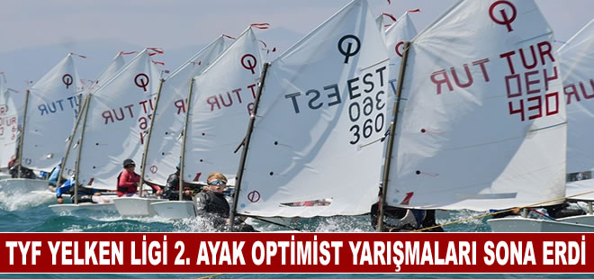 TYF Yelken Ligi 2. Ayak Optimist Yarışmaları sona erdi