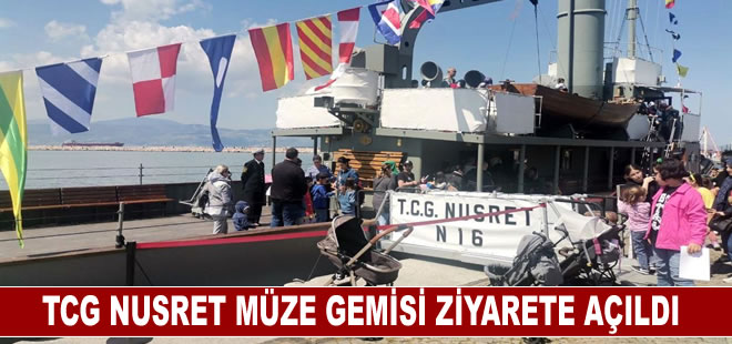 TCG Nusret Müze Gemisi, Bandırma'da ziyarete açıldı