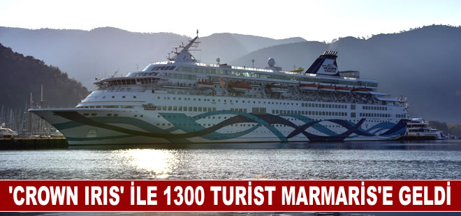 "Crown İris" kruvaziyeri İsrailli turistleri Marmaris'e taşıdı