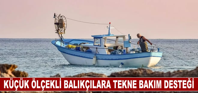 Kocaeli'de küçük ölçekli balıkçılara tekne bakım malzemesi desteği