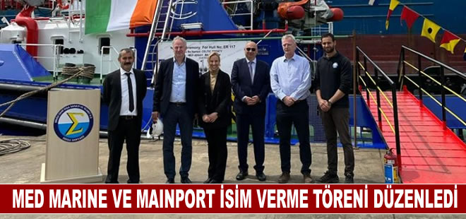 Med Marine ve Mainport, son teknolojik römorkör için isim verme töreni düzenledi