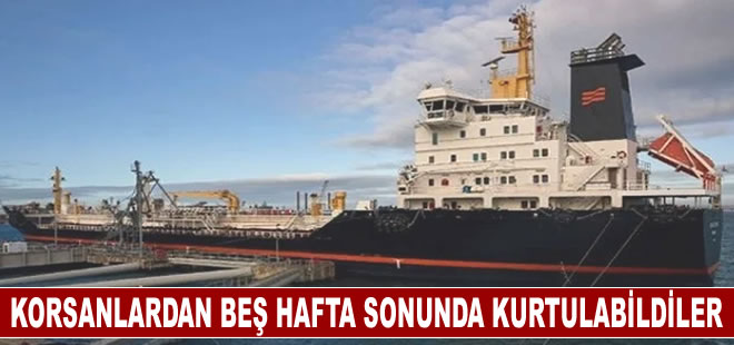 Kaçırılan altı mürettebat beş hafta sonra korsanlardan kurtuldu