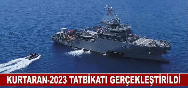 KURTARAN-2023 Tatbikatı gerçekleştirildi