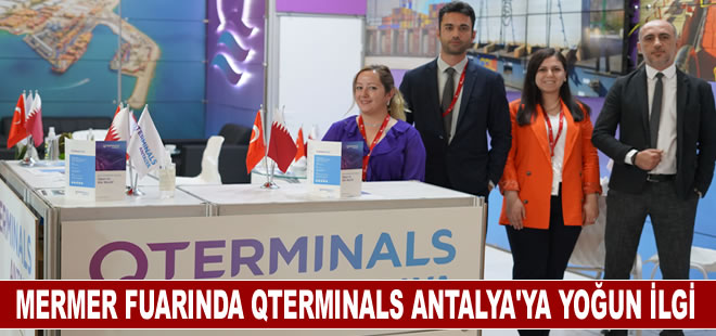 İzmir Mermer Fuarı’nda QTerminals Antalya standına yoğun ilgi