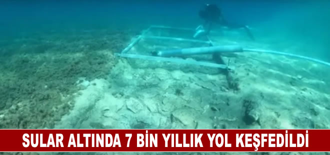 Sular altında 7 bin yıllık yol keşfedildi: Kayıp deniz medeniyetine ait