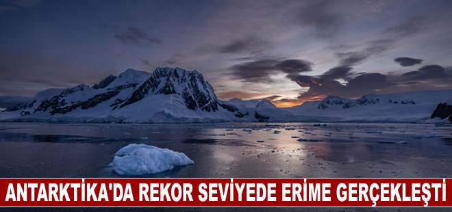 Antarktika'da bu yıl rekor seviyede erime gerçekleşti