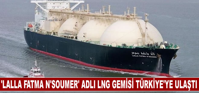 Cezayir'den yola çıkan LNG gemisi Türkiye'ye ulaştı