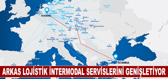 Arkas Lojistik Avrupa’da intermodal servislerini genişletiyor