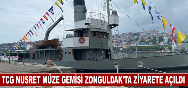 TCG Nusret Müze Gemisi Zonguldak'ta ziyarete açıldı