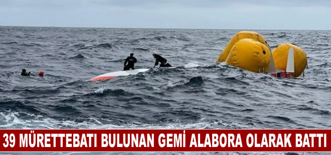 Hint Okyanusu'nda alabora olan Çin balıkçı gemisi battı