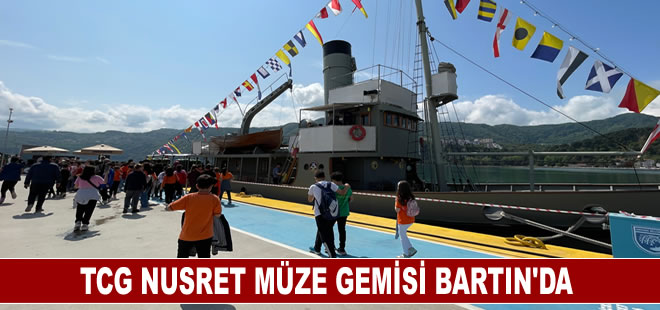 TCG Nusret Müze Gemisi, Bartın'da ziyarete açıldı