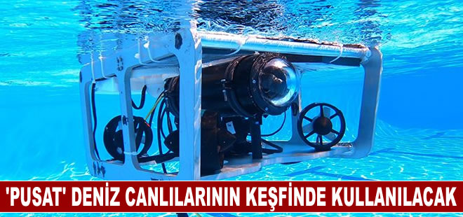 İnsansız su altı aracı PUSAT deniz canlılarının keşfinde kullanılacak