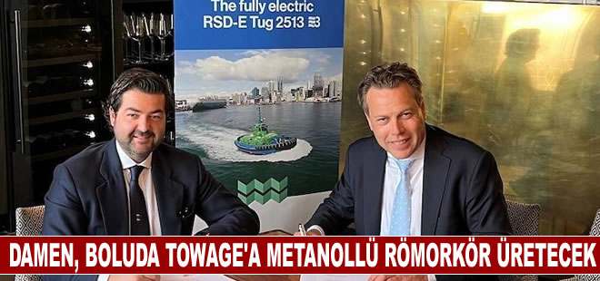 Damen ve Boluda Towage’dan metanol yakıtlı römorkör ortaklığı