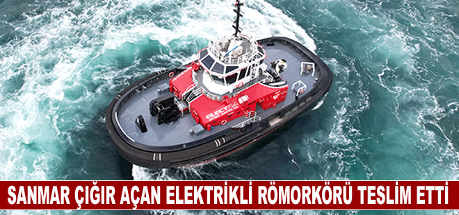 Sanmar çığır açan elektrikli römorkörü HaiSea Marine'e teslim etti