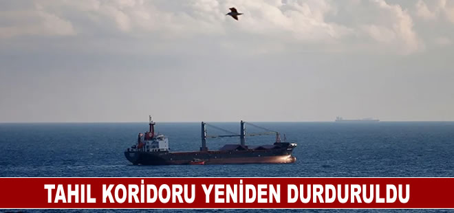 Tahıl koridoru yeniden durduruldu