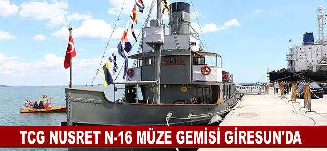 TCG Nusret N-16 Müze Gemisi Giresun'da ziyarete açıldı