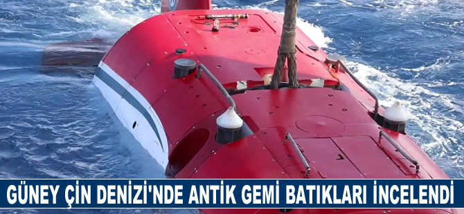 Güney Çin Denizi'nde Antik Gemi Batıkları İncelendi