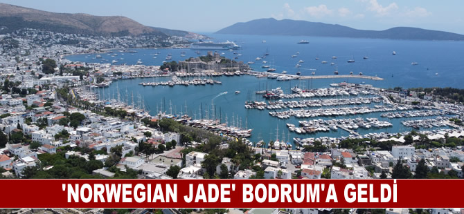 Bodrum'a "Norwegian Jade" kruvaziyeriyle 2 bin 588 yolcu geldi