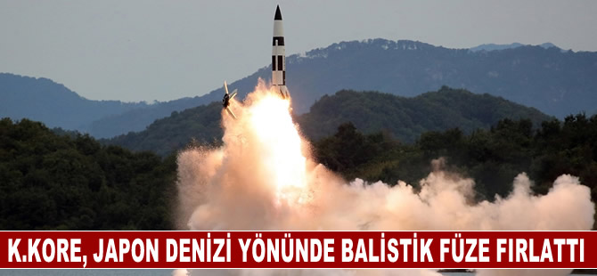 Japonya ve Güney Kore, Kuzey Kore'nin balistik füze fırlattığını duyurdu