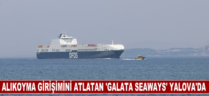 Alıkoyma girişimi üzerine operasyonla kurtarılan Türk kargo gemisi Yalova'ya ulaştı