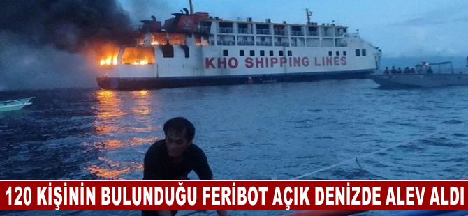 Filipinler’de feribot açık denizde alev aldı