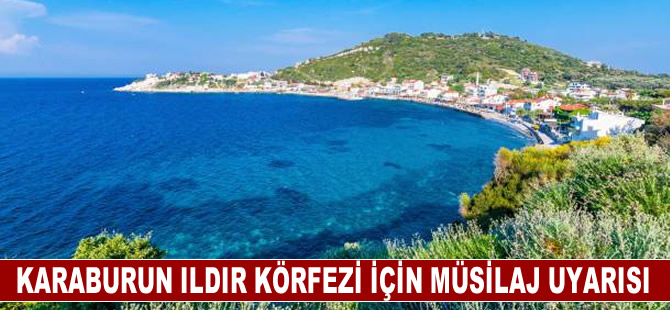 Karaburun Ildır Körfezi için müsilaj uyarısı