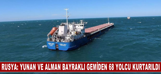 Rusya: Rus gemileri Akdeniz'de Yunan ve Alman bayraklı geminin 68 yolcusunu kurtardı