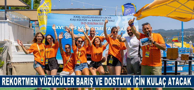 Rekortmen yüzücüler Megisti Kaş Swim Race’te “Barış ve Dostluk” için kulaç atacak