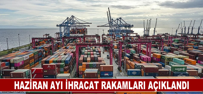 Türkiye’nin Haziran ayı ihracatı yüzde 10,5 azalarak 20,9 milyar dolar oldu