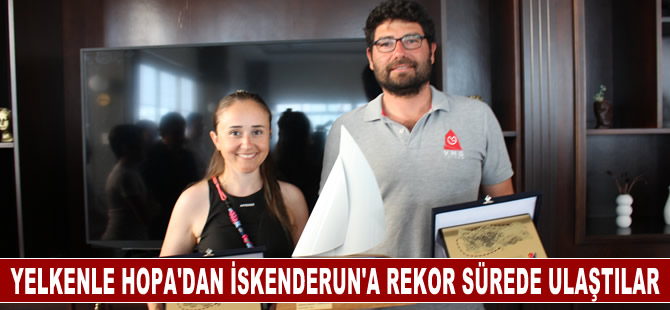 Yelkenciler, Hopa'dan İskenderun'a rekor sürede ulaştı