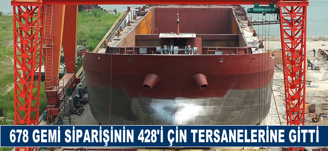 678 gemi siparişinin 428’i Çin tersanelerine gitti