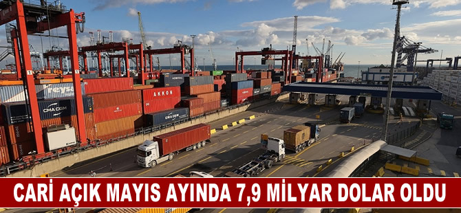 Cari açık 7,9 milyar dolar açık verdi