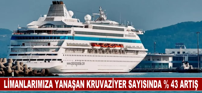 Limanlarımıza Yanaşan Kruvaziyer Sayısı İlk 5 Ayda % 43 Arttı