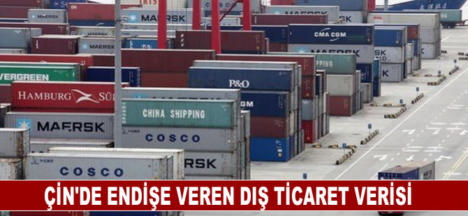 Çin'de endişe veren dış ticaret verisi