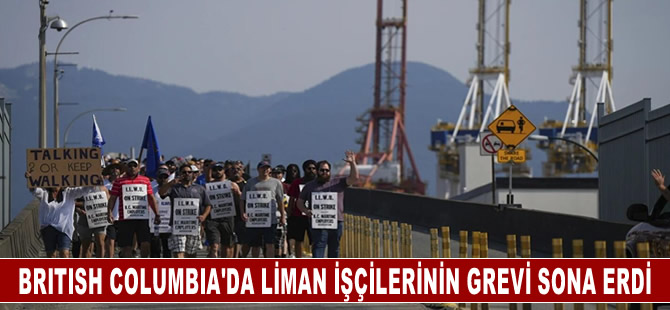 Kanada’daki liman işçileri grevinde anlaşma sağlandı