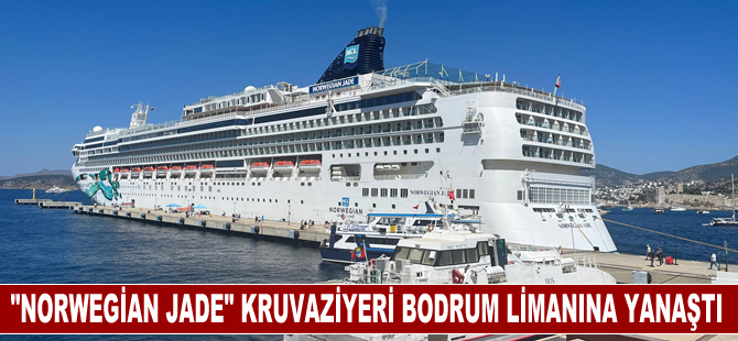 Bodrum'a "Norwegian Jade" kruvaziyeri ile 2 bin 721 turist geldi