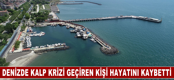 Tekirdağ'da denizde kalp krizi geçiren kişi yaşamını yitirdi