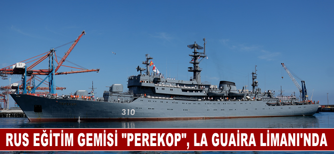 Rus Eğitim Gemisi "Perekop", La Guaira Limanı'nda