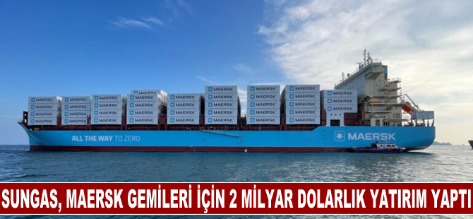 SunGas, Maersk gemileri için 2 milyar dolarlık yeşil metanol tesisini finanse ediyor