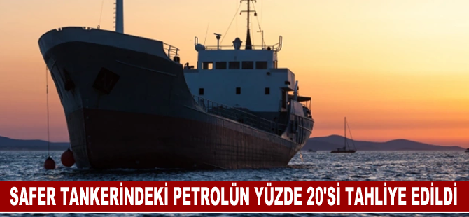 Kızıldeniz'de tehlike arz eden tankerdeki petrolün yüzde 20'si tahliye edildi