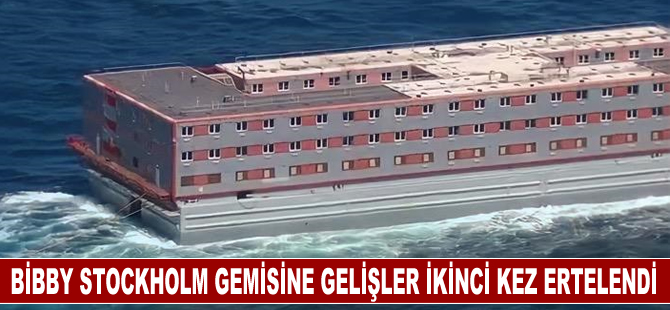 İngiltere'de yangın endişeleri nedeniyle göçmen gemisine gelişler ikinci kez ertelendi