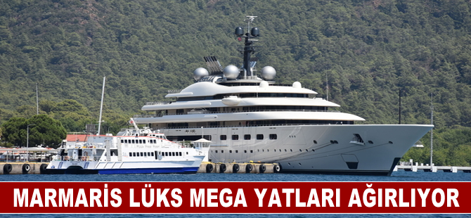 Marmaris lüks mega yatları ağırlıyor