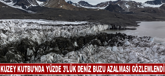 Kuzey Kutbu'nda son bir yılda İstanbul'un 3'te biri büyüklüğünde deniz buzu eridi