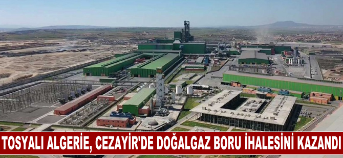 Tosyalı Algerie, Cezayir'de doğalgaz boru ihalesini kazandı