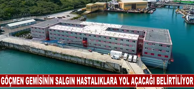 İngiltere'nin düzensiz göçmen gemisinin salgın hastalıklara ve travmalara yol açacağı belirtiliyor