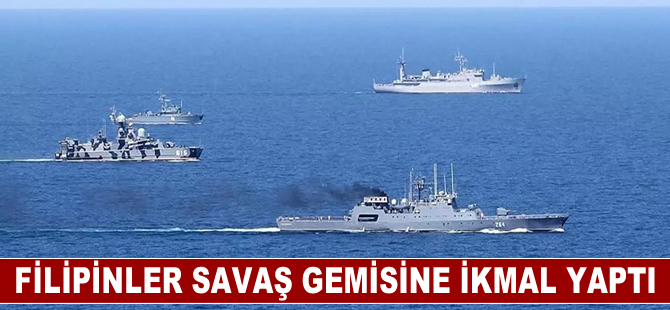 Filipinler, ihtilaflı Spratly Adaları yakınındaki savaş gemisine ikmal yaptı