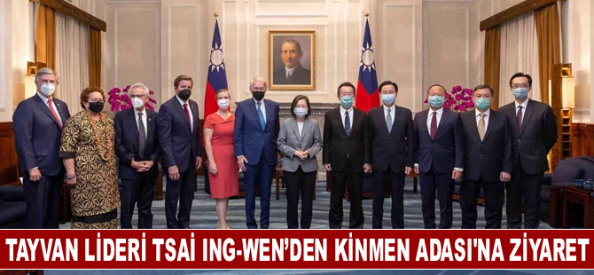 Tayvan lideri Tsai Ing-wen, İkinci Tayvan Boğazı Krizi'nin 65. yıl dönümü dolayısıyla Kinmen Adası'nı ziyaret etti