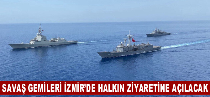 TCG Sancaktar, TCG Büyükada ve TCG Umut İzmir'de ziyarete açılacak