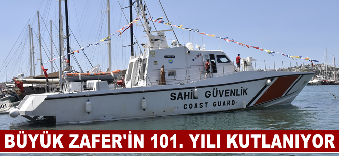 Bodrum'da Büyük Zafer'in 101. yılı kutlanıyor