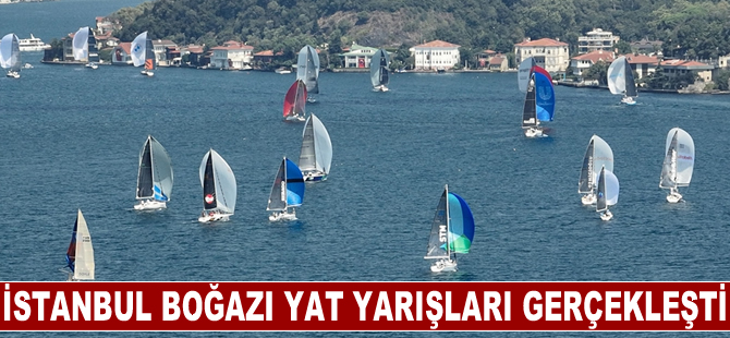 30 Ağustos Zafer Bayramı nedeniyle İstanbul Boğazı Yat Yarışları gerçekleşti